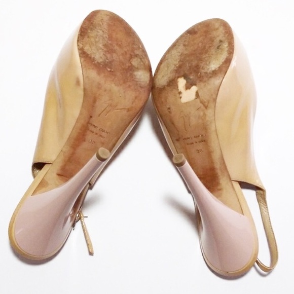 Giuseppe Zanotti Nude Patent Leather Pump Size 38 - Picture 8 of 8